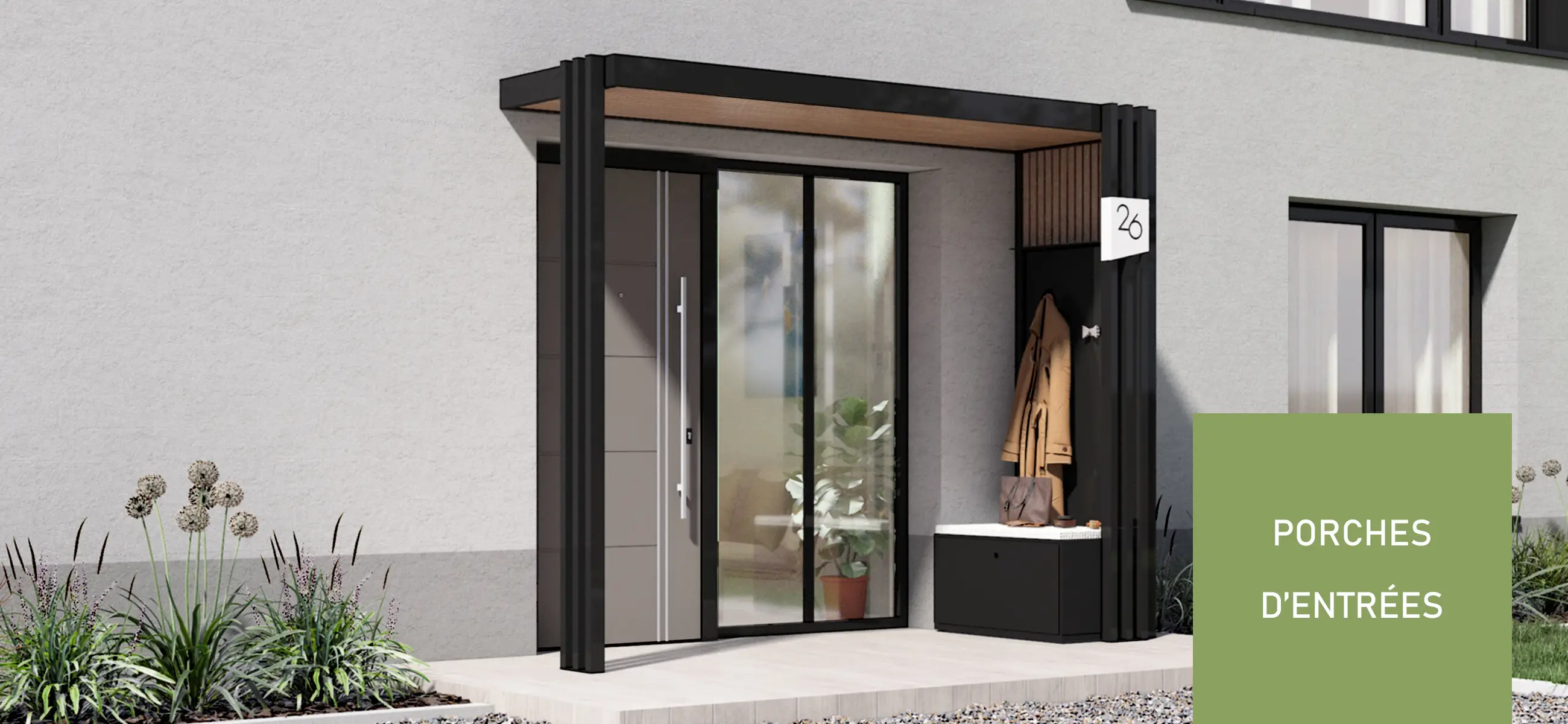 Porche entrée kostum